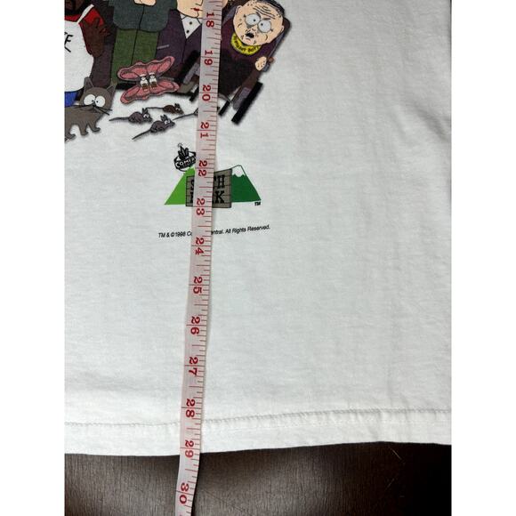 Vintage 1998 Comedy Central South Park Characters Short Sleeve T-Shirt Size L - Picture 7 of 13